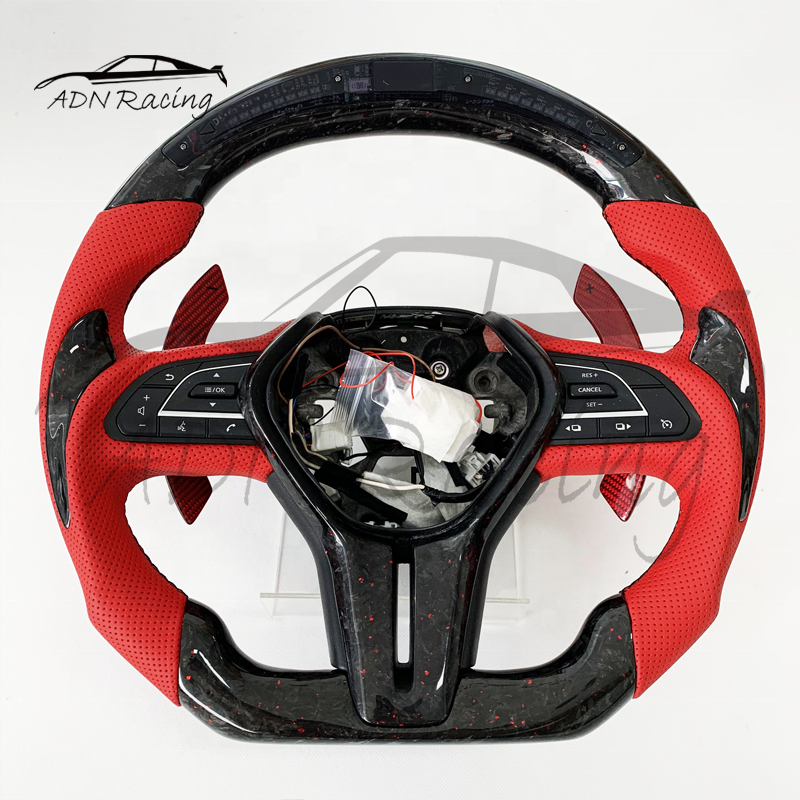 2017-2020 For INFINITI Q50 Q60 QX50 OEM Upgraded Customized Carbon Fiber Steering Wheels