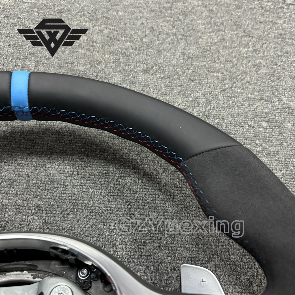 Suitable for BMW G-Series G20 G28 G29 G30 Leather Suede Car Steering Wheel Assembly Alcantara