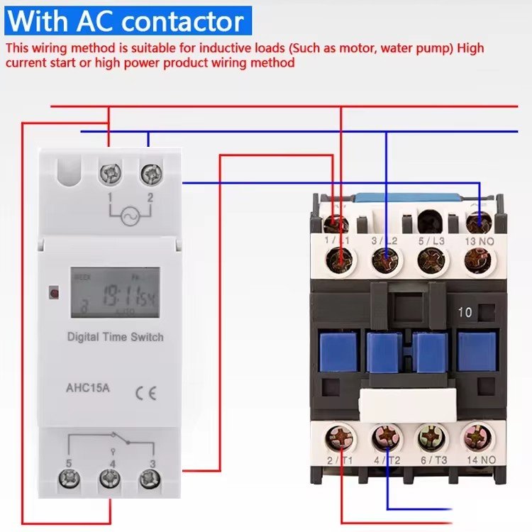 AHC15A Digital Lcd Display Programmable 220V 240V 20A 16A Daily Weekly Monthly Automatic on off Timer Relay Switch for Light