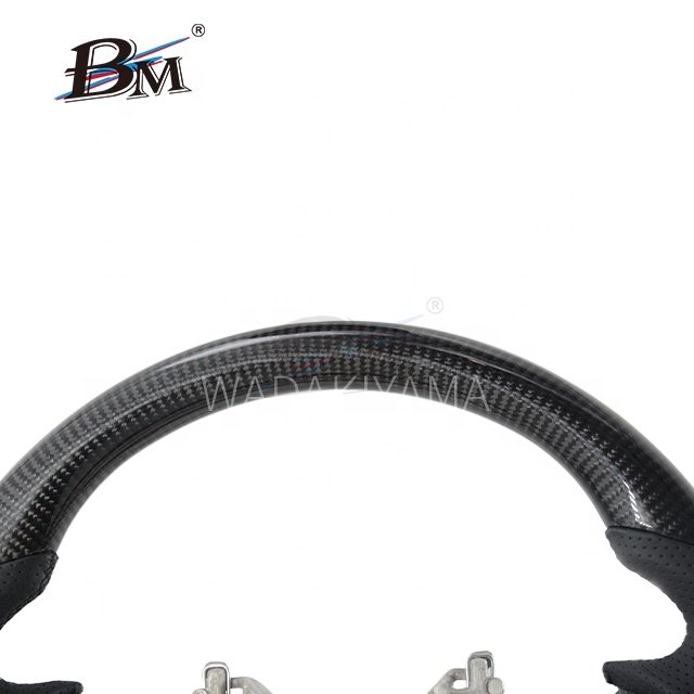 Car Accessories FJ300 Interior Sport Style High-Quality Carbon Fiber Steering Wheel For Land Cruiser 2023 to 2024-up By BM