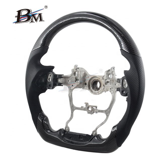 Car Accessories FJ300 Interior Sport Style High-Quality Carbon Fiber Steering Wheel For Land Cruiser 2023 to 2024-up By BM