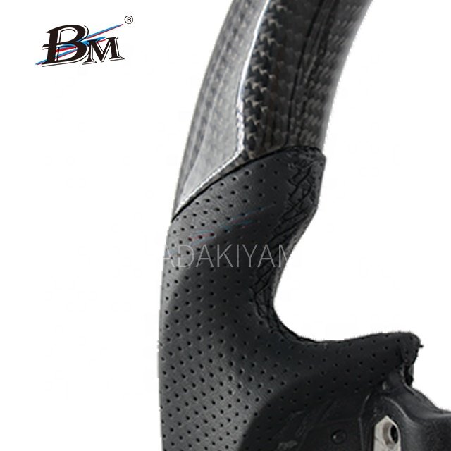 Car Accessories FJ300 Interior Sport Style High-Quality Carbon Fiber Steering Wheel For Land Cruiser 2023 to 2024-up By BM