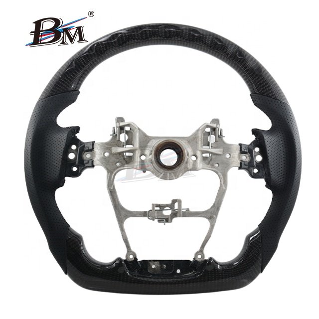 Car Accessories FJ300 Interior Sport Style High-Quality Carbon Fiber Steering Wheel For Land Cruiser 2023 to 2024-up By BM