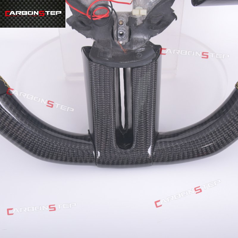 LED Shift Light Racing Real Carbon Fiber Steering Wheel For Ford Mustang Gt Car Steering Wheel
