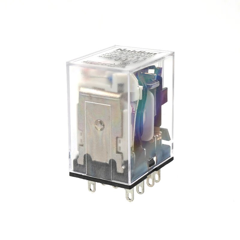 Customized NAIDIAN Universal Relay General Purpose Mini Electromagnetic MY4NJ 14PINS With LED Light General Purpose Relay HH54PL