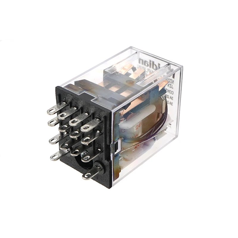 Customized NAIDIAN Universal Relay General Purpose Mini Electromagnetic MY4NJ 14PINS With LED Light General Purpose Relay HH54PL
