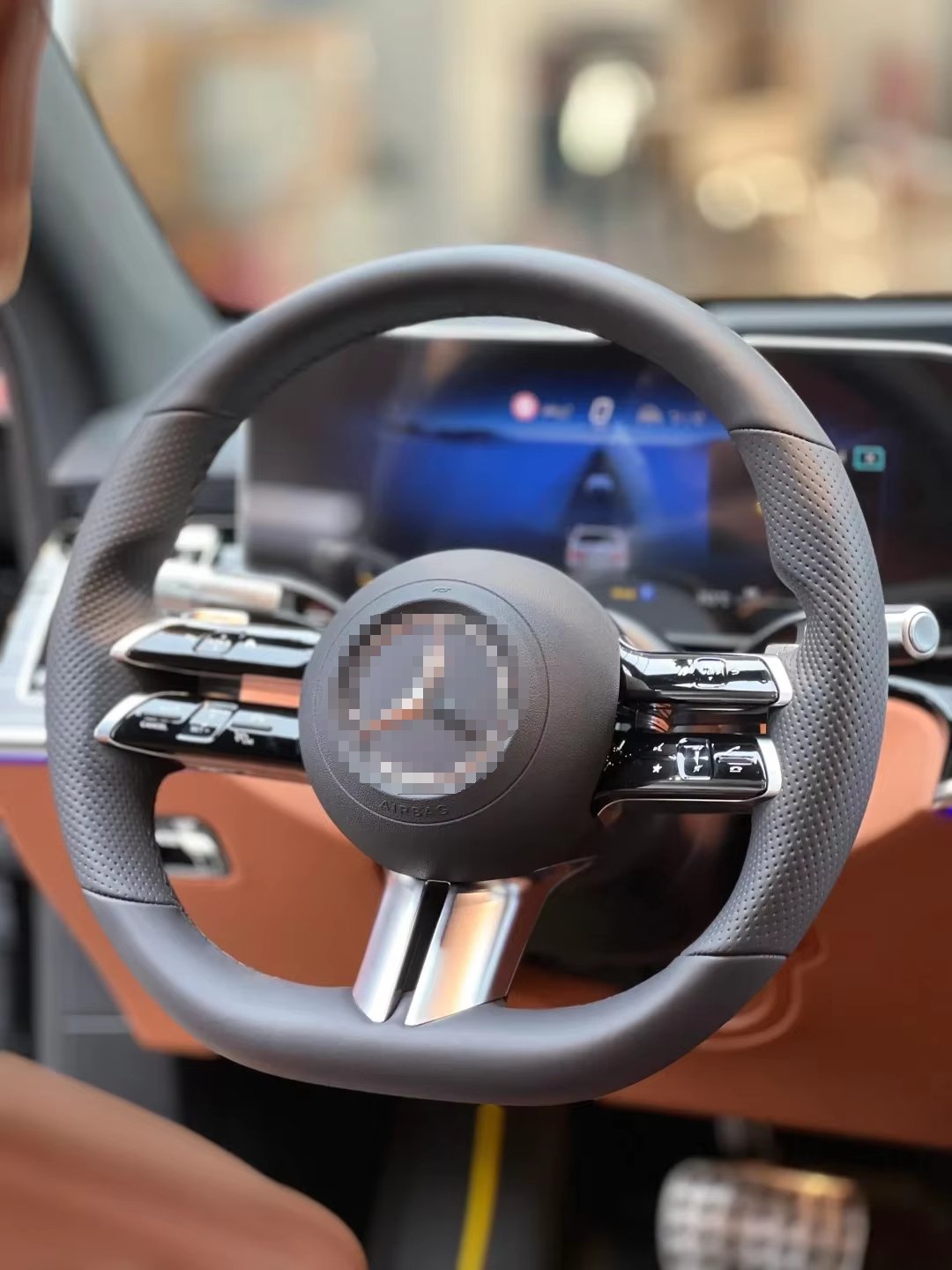 Car Steering Wheel for Mercedes Benz GLC class AMG Car interior Accessories