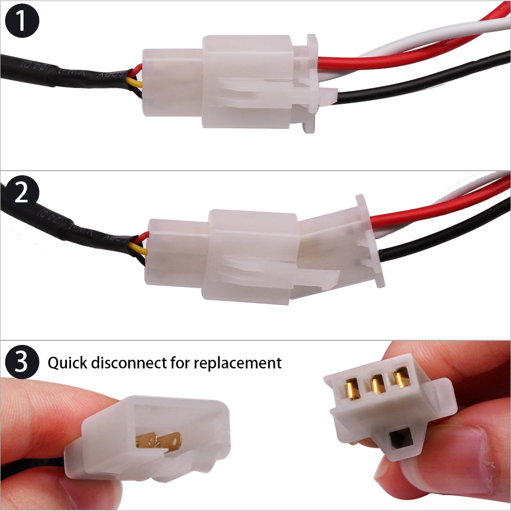 SUV Car LED Light Bar Wires 2.5M 12v 24v 40A Cable Wiring Harnesses Relay Loom Cable Kit Fuse for Auto Driving Offload Work Lamp