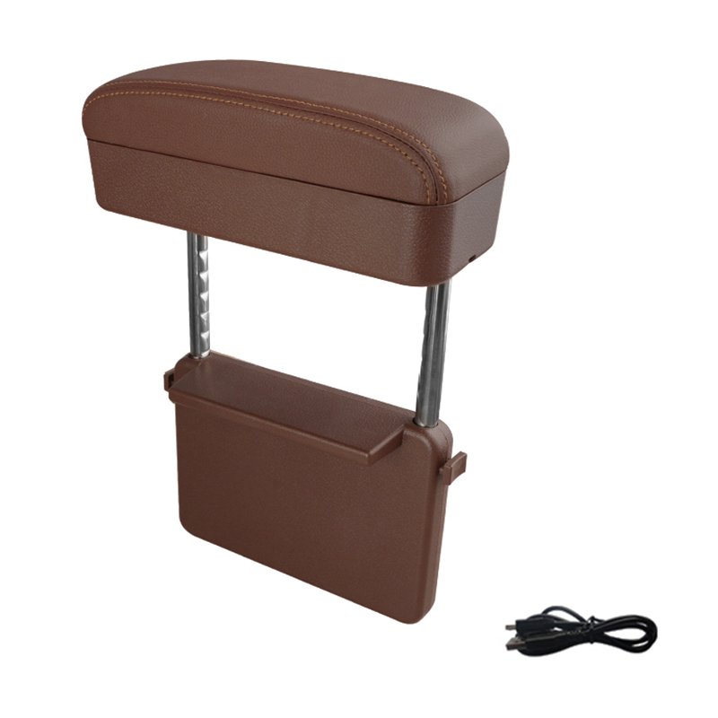 Car Armrest Box Wireless Charging Armrest Box Seat Gap Storage Box Car Wireless Charger