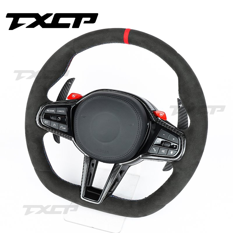 Car interior accessories steering wheel carbon fiber magnetic shift paddle for BMW G series G20 G30 G82 G84 G80