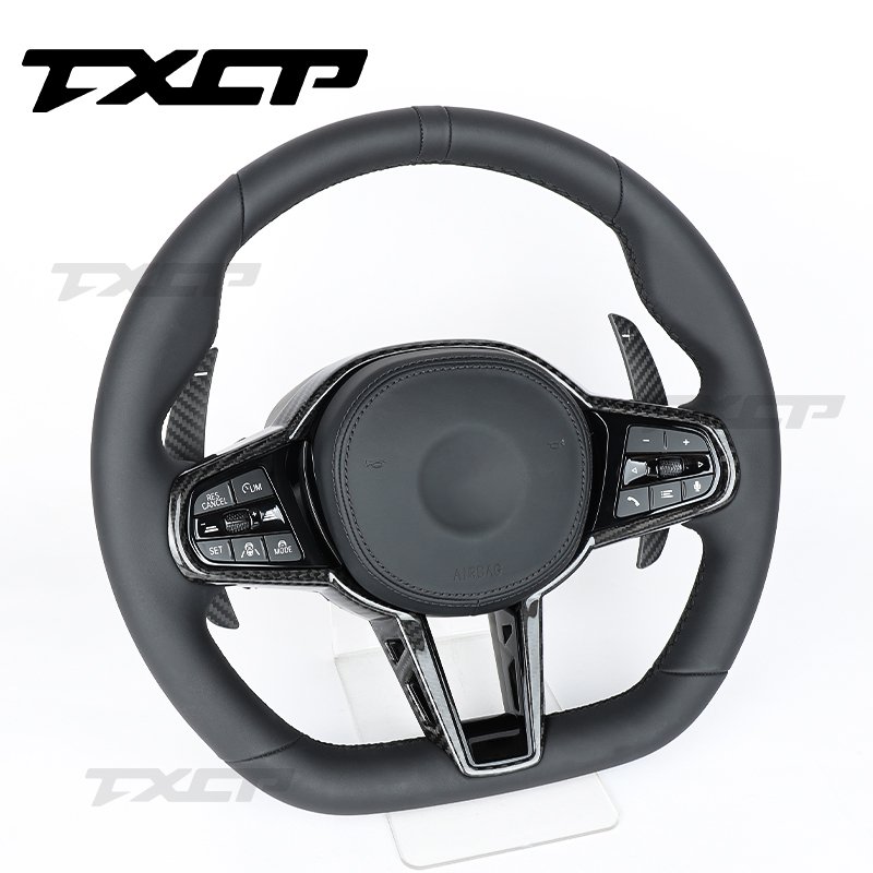 Car interior accessories steering wheel carbon fiber magnetic shift paddle for BMW G series G20 G30 G82 G84 G80