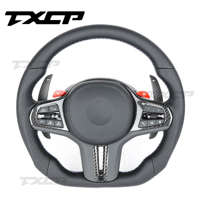 Car interior accessories steering wheel carbon fiber magnetic shift paddle for BMW G series G20 G30 G82 G84 G80