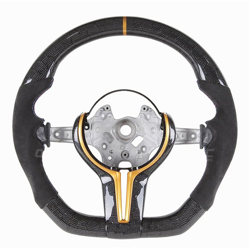 Customized Carbon fiber car steering wheel for BMW F10 F30