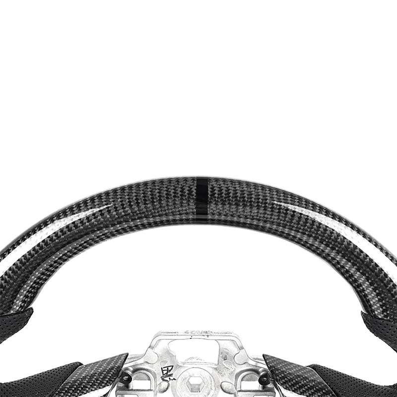 Car interior accessories carbon fiber steering wheel for Ford Mustang GT Shelby GT500 GT350 2015 -2022