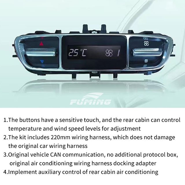 Mercedes Benz Business Vito Luxury Rear Air Conditioning Controller With Metz Interior Upgrade Air Conditioning Switch