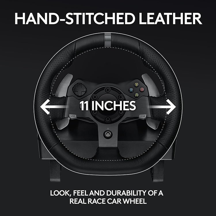 Simulador Volante Hall Pedals Dual-motor Feedback Driving Force Racing Set Logitech G920 Racing Steering Wheel for XBox PC