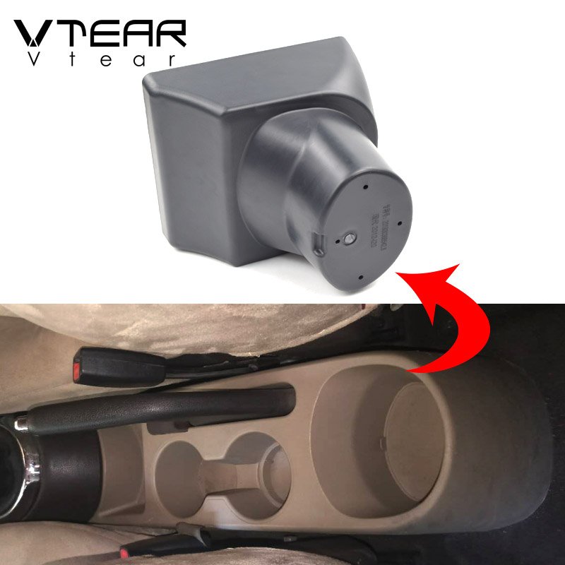 Vtear for Hyundai I20 Armrest Leather USB Interface Storage Box Red Thread Car-styling Interior ABS Arm Rest Accessories 09-15