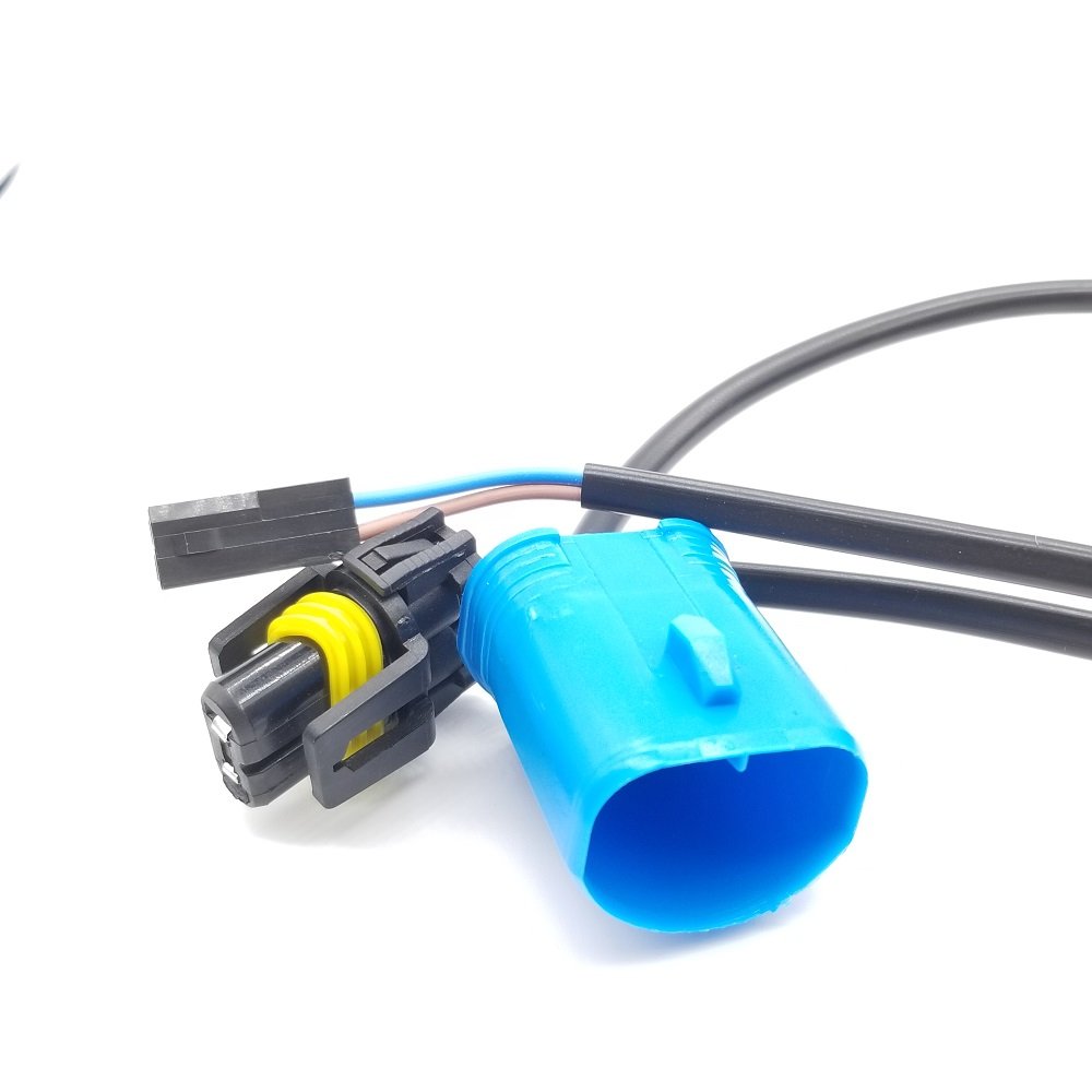HID Xenon Headlight Bulb Decoder Car 9007 High Low Hi/lo Bulbs Connecting Wire Harness H13 Bi-xenon Headlamps Relay