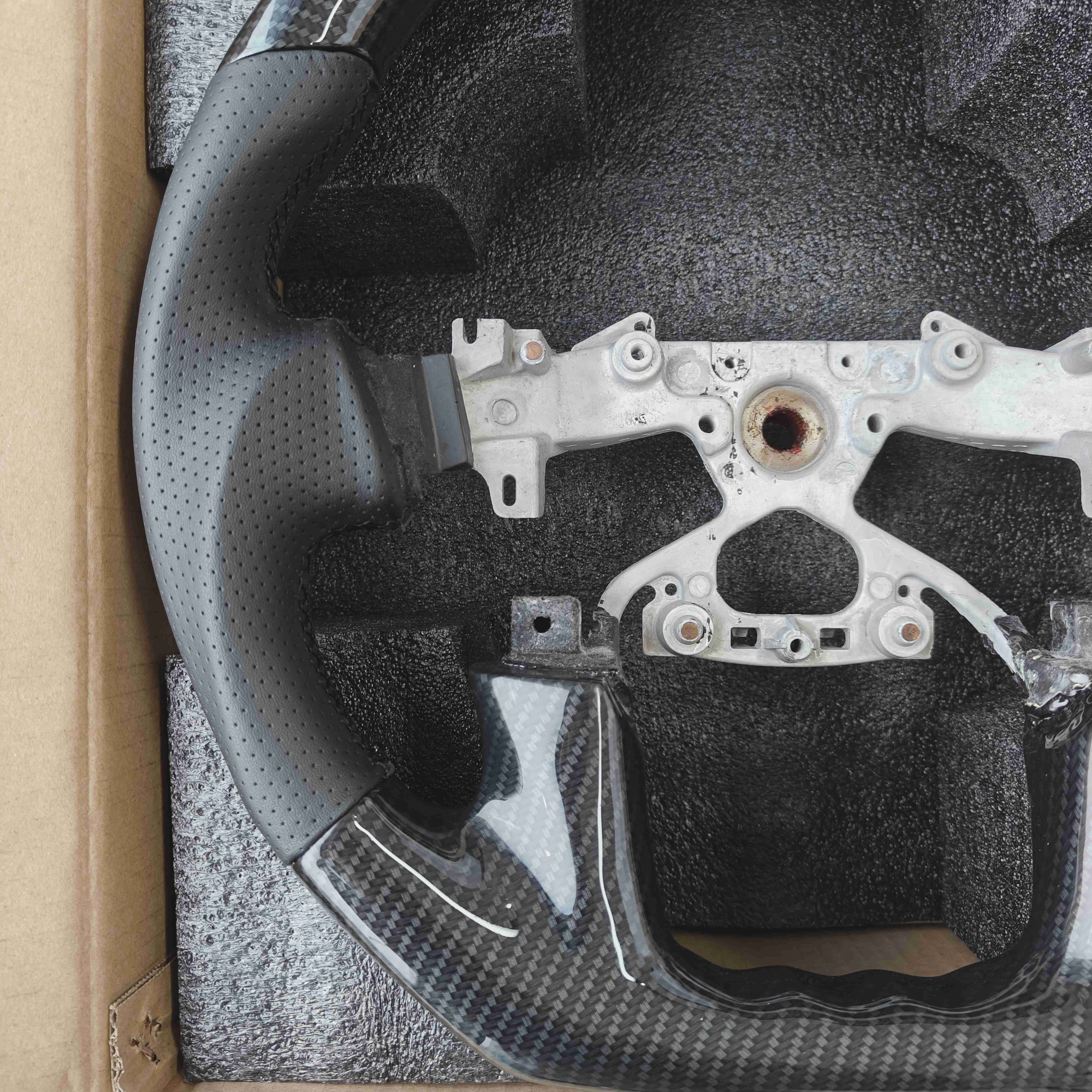 Hydrographic Film Steering Wheel For Nissan Patrol Y62/Amarda 2018 2019-2023-UP Infinity QX56 QX80 Interior Accessories For Cars