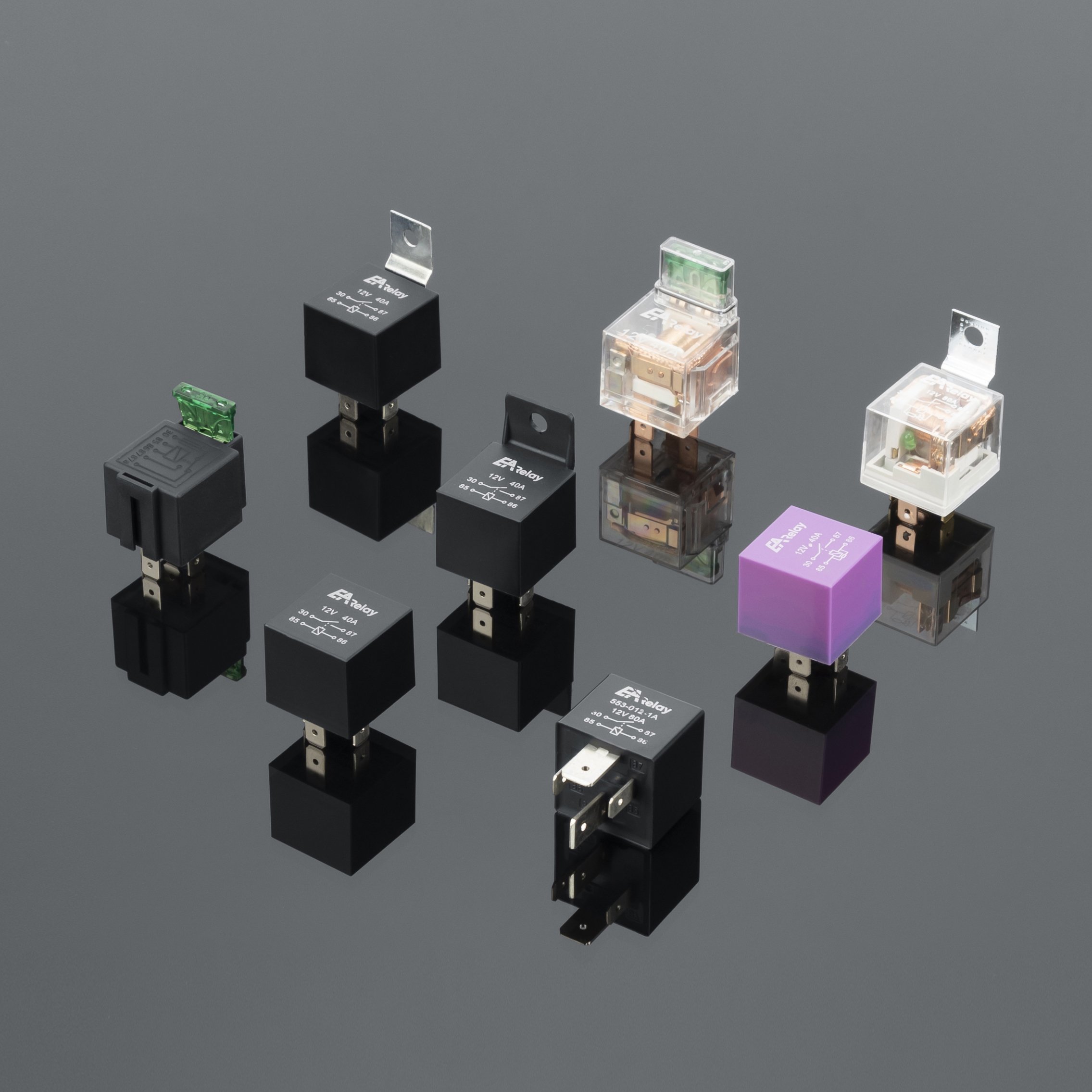 100% Sealed Relay Waterproof Auto Relay Built-in Wiring Harness Automotive Relay IP68 Protection