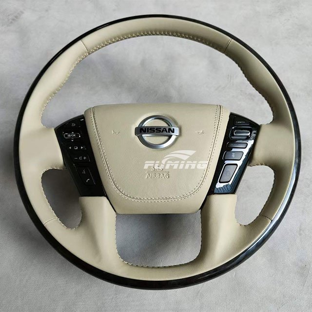 Nissan Patrol car interior center console upgrade accessories modification steering wheel assembly for comfortable touch