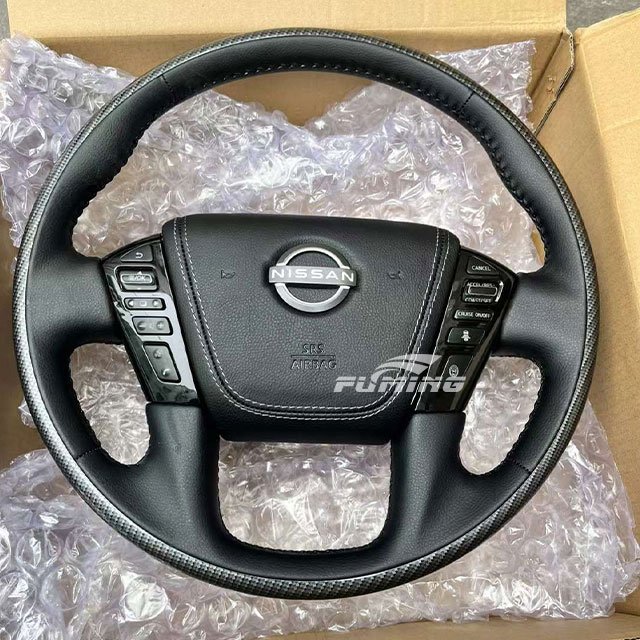 Nissan Patrol car interior center console upgrade accessories modification steering wheel assembly for comfortable touch