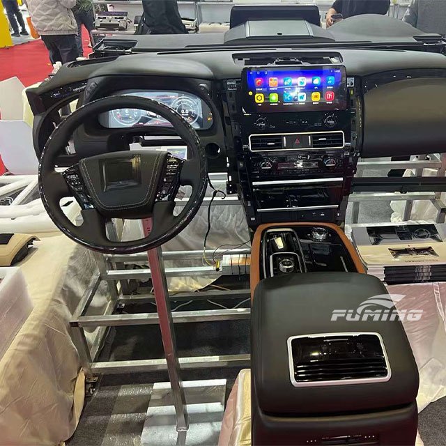 Nissan Patrol car interior center console upgrade accessories modification steering wheel assembly for comfortable touch