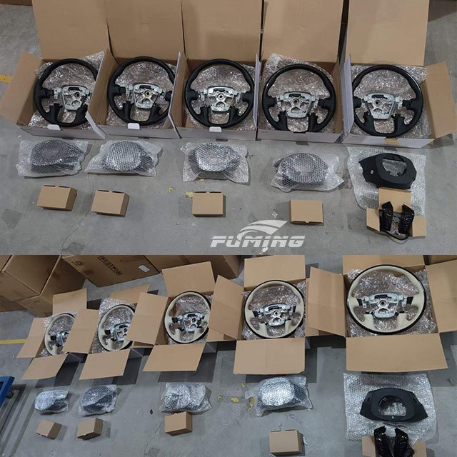 Nissan Patrol car interior center console upgrade accessories modification steering wheel assembly for comfortable touch