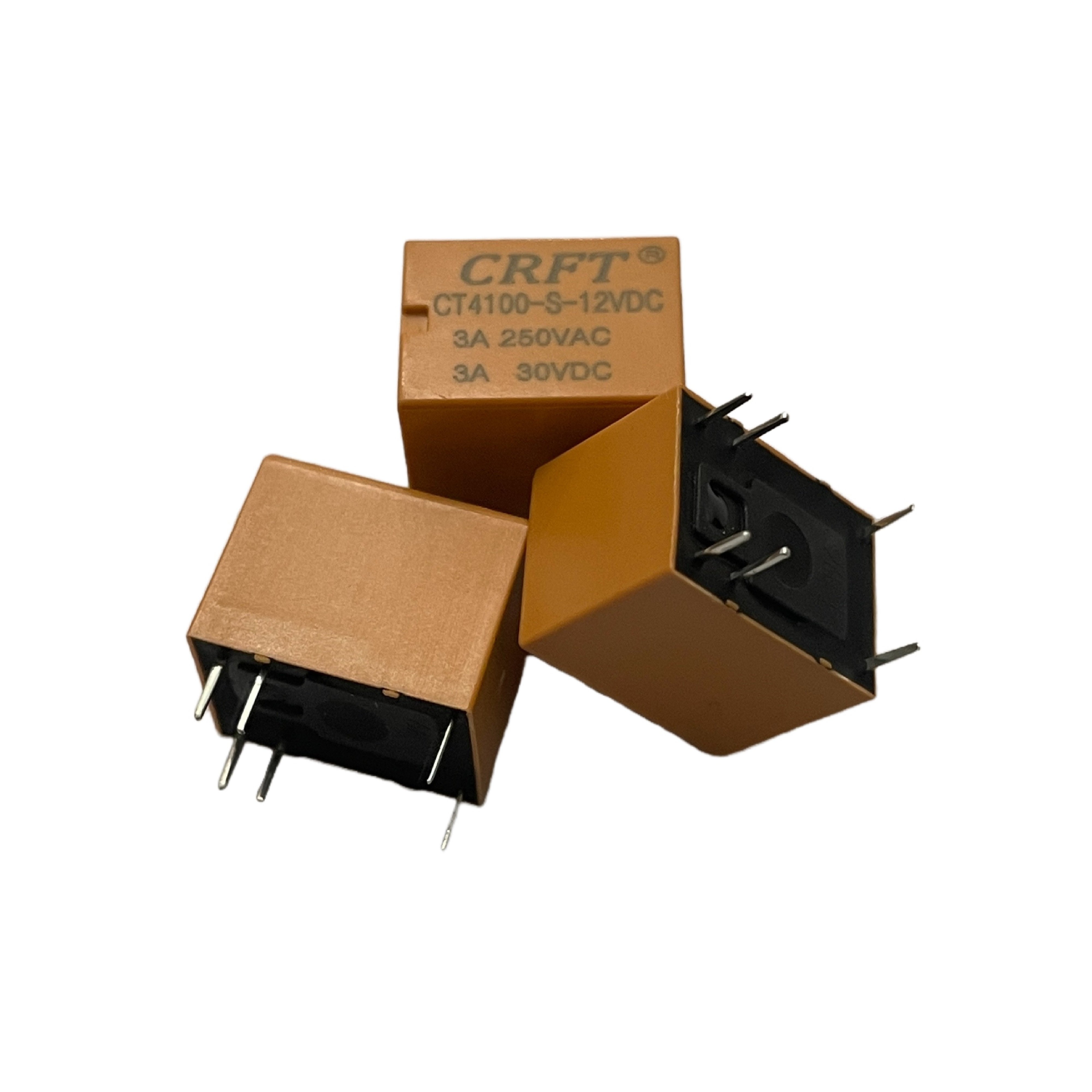 CT4100 1 Form C 6PIN DPDT Signal Relay for Communication 5v 9v 12v 24v Power Relay PCB Relay for Electrical Appliances