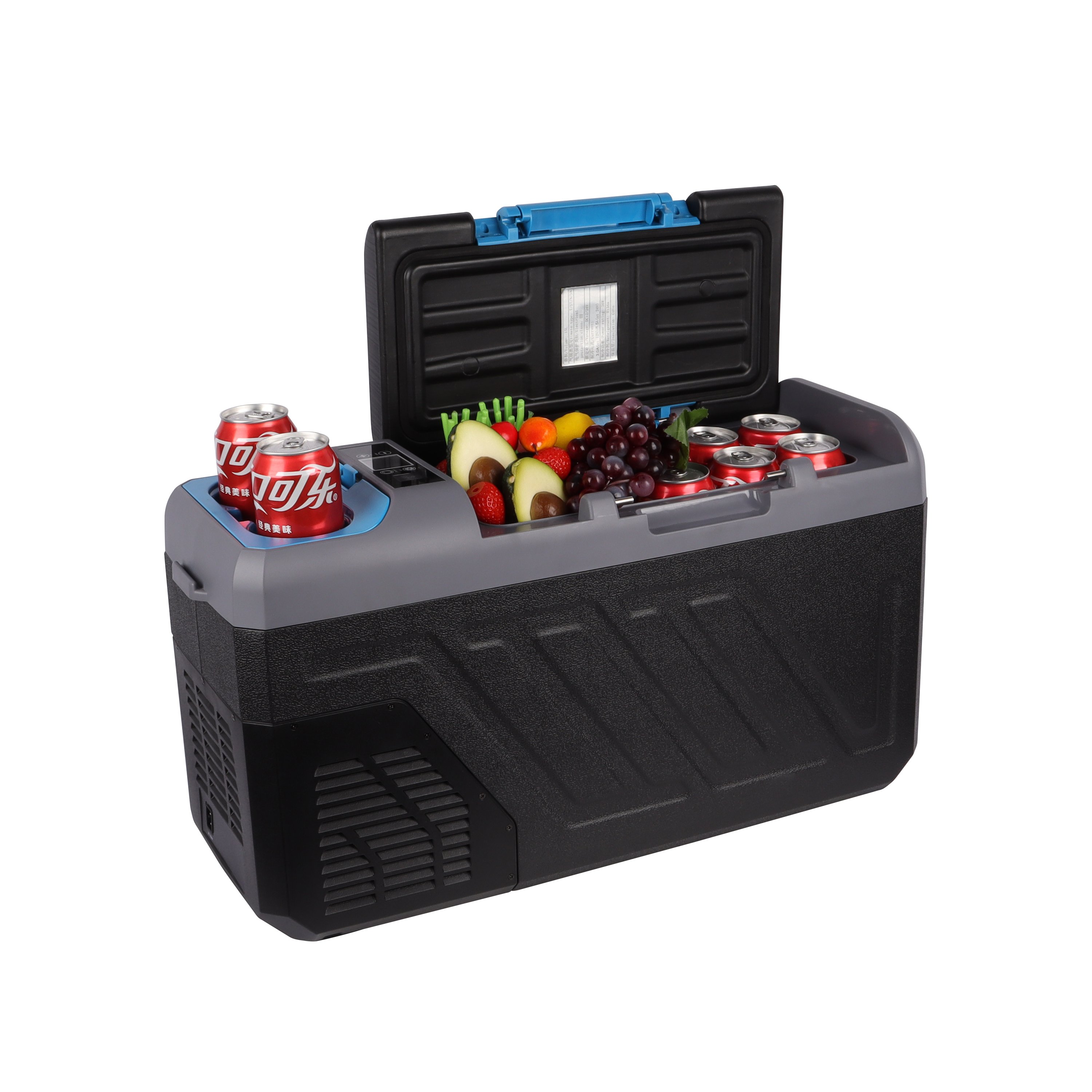 Custom 15 Liter Small Fridge Compressor Camping Fridge Freezer Portable with Battery