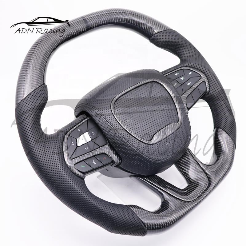 Custom Carbon Fiber Steering Wheel For DODGE Charger Challenger 2015-2023