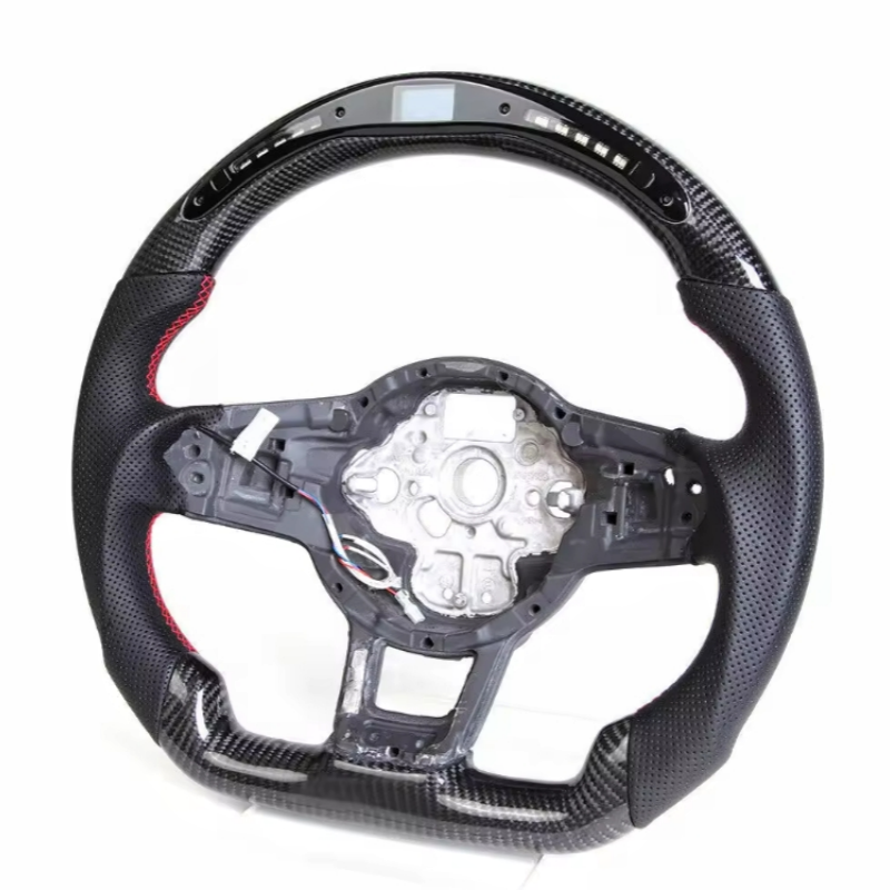 Custom Steering Wheel LED Carbon Fiber Steering Wheel for VW MK7 MK6 GOLF 7 GOLF 6