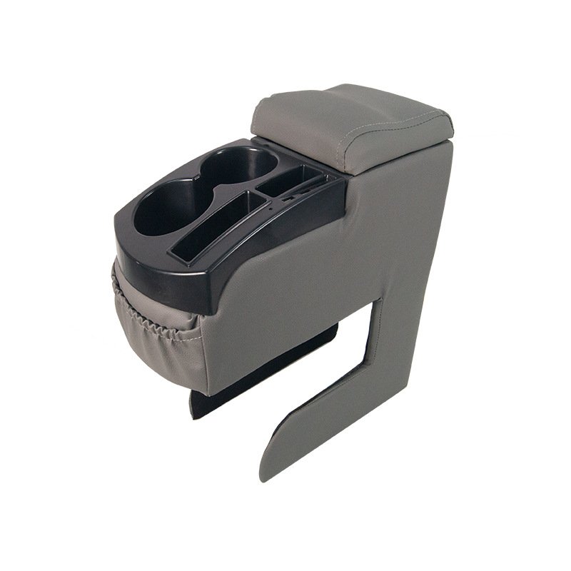 Center Console Armrest Storage Box Universal Two Holes for Bottle Car Accessories AC-458A Universal Armrest Car Console Box