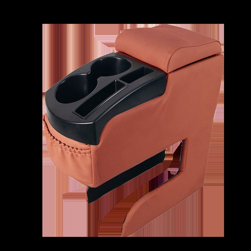 Center Console Armrest Storage Box Universal Two Holes for Bottle Car Accessories AC-458A Universal Armrest Car Console Box