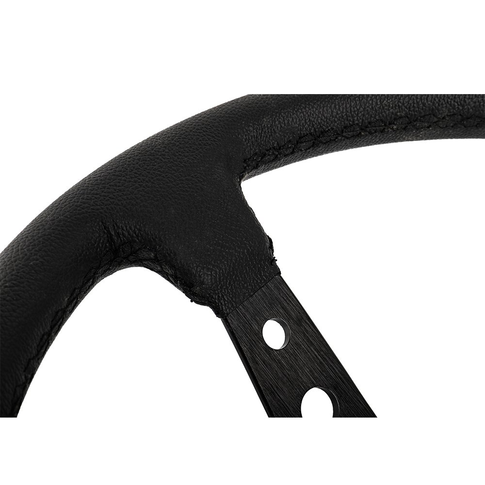 CAN CUSTOM 340mm Flat Racing Caliber Black And Yellow PVC Car Brand Universal Suede Leather Drifting Car Steering Wheel