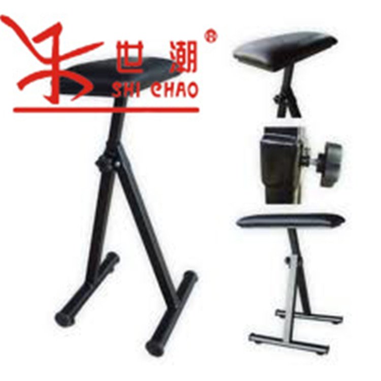 Professional Furniture Heavy Duty Black Metal Adjustable Arm Rest Leg Stand Tattoo Armrest