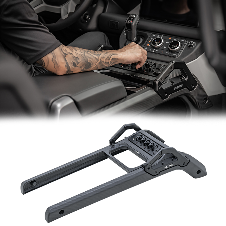 Plumb 2020+ Accessories Parts Carbon Fiber Center Armrest Control System for Land Rover Defender L663 130 110 90