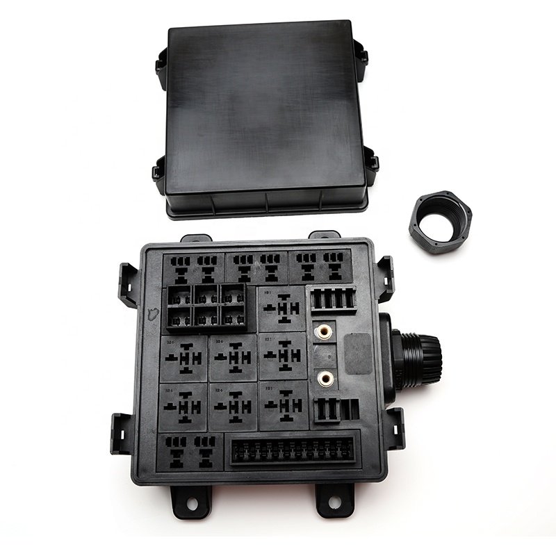 15 Ways Waterproof Slot Relay Box 15 Relays 16 Blade Fuses and 1 ANS Fuse 6 Fuse Link for Automotive Marine and Boat