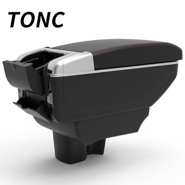 TONC for PERODUA ARUZ Large Capacity Multifunctional Car Storage Box Adjustable Car Armrest Console Box Auto Parts