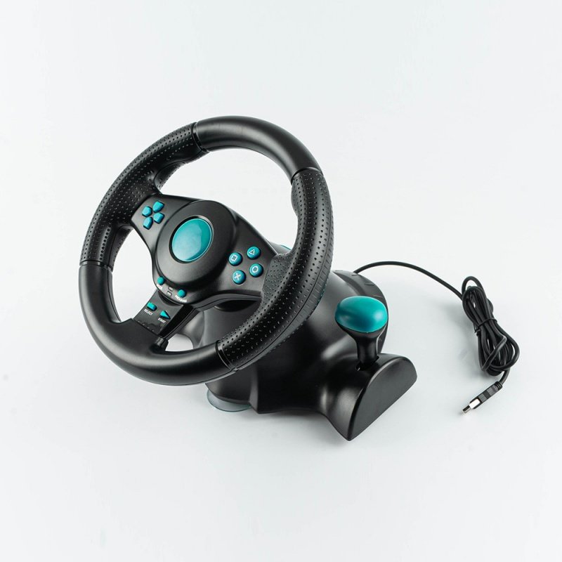 Car Driving Simulator Game Driving Racing Wheel 7 In 1 Gaming Steering Wheel Set