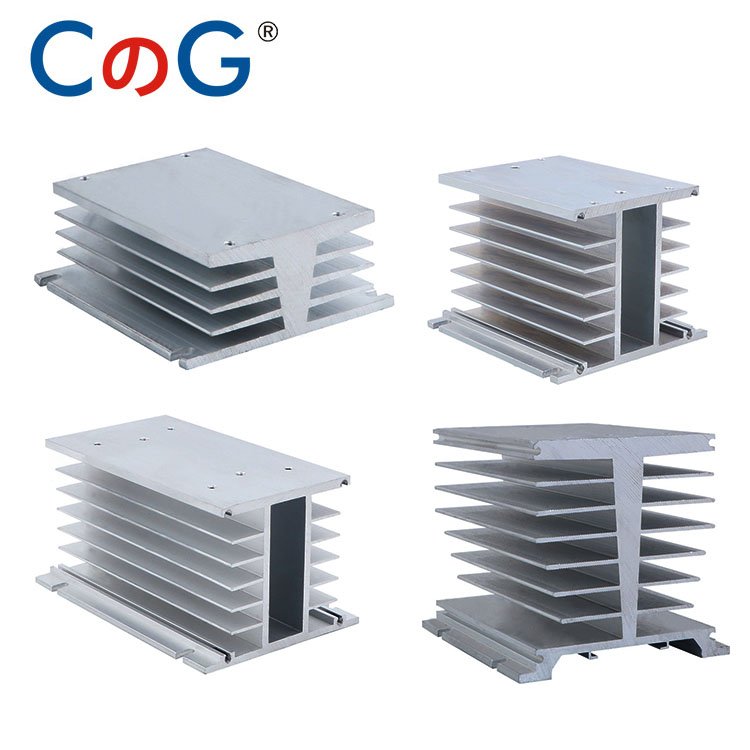 CG 10A 25A 40A AA Three Phase SSR AC Control AC Aluminum Radiator for 40AA Heat Sink SSR 220VAC to AC Sink Solid State Relay