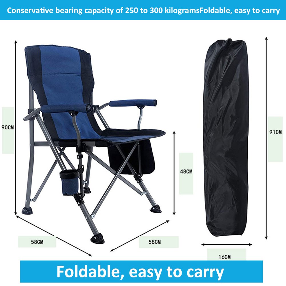 Outdoor Freestyle Rocker Portable Rocking Folding Oxford Outdoor Camping Chair