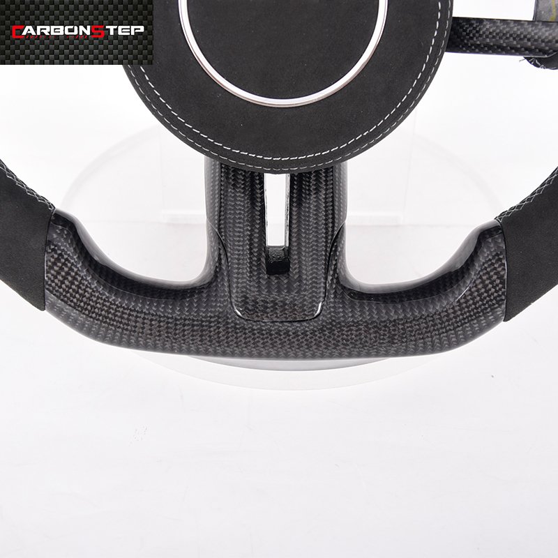 Custom LED Smart Carbon Fiber Car Steering Wheel Fit for Mustang