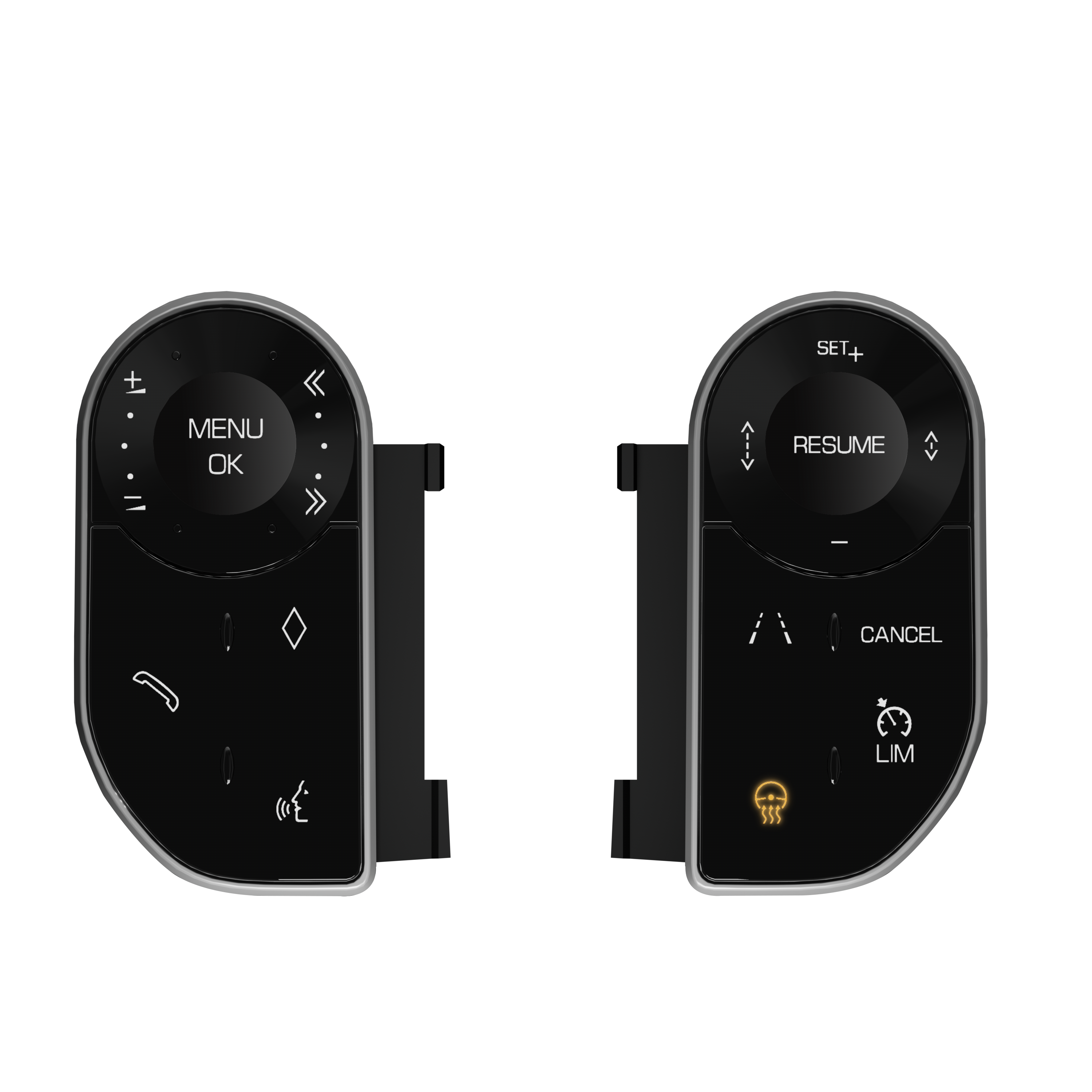Original Automotive Electronics Car Steering Wheel Touch Buttons For 2013-2017 Land Rover Vogue Sport Discovery 5