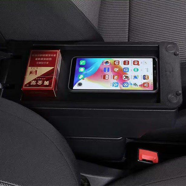 For Suzuki Swift Car Armrest Central Store Content 3 USB Charging Double Layer Storage Box Arm Rest Car Accessories