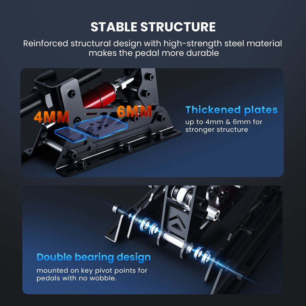 Factory Direct Racing Car Pedal Racing Simulator Pedal Racing Simulator pedal For Wholesales