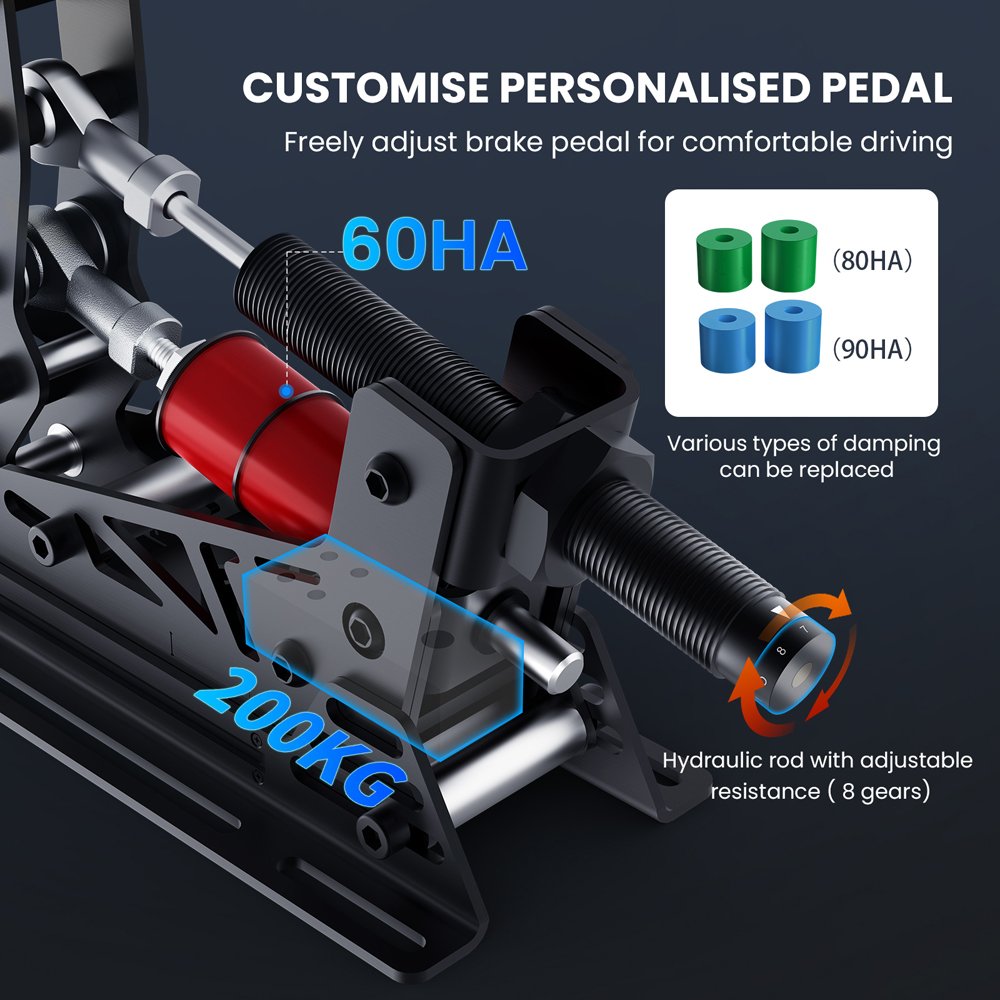 Factory Direct Racing Car Pedal Racing Simulator Pedal Racing Simulator pedal For Wholesales