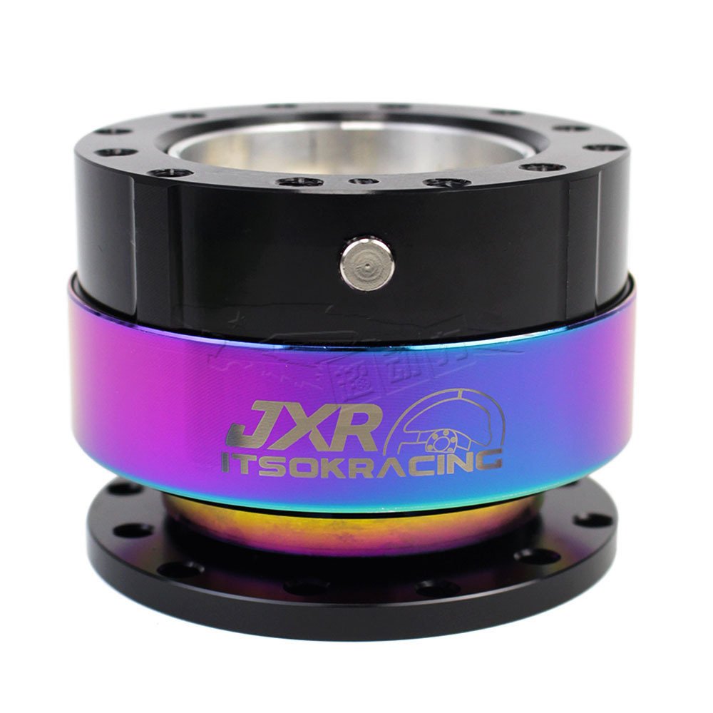 JXR PCD 70MM 74MM Volante Snap Off Hub Adapter Boss Kit Aluminum Universal Racing Car Ding Sound Steering Wheel Quick Release