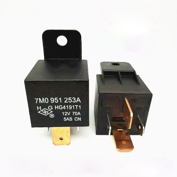HG4191T1 12V 70A 4-pin large wide leg HG automotive relay 7M0 951 253A