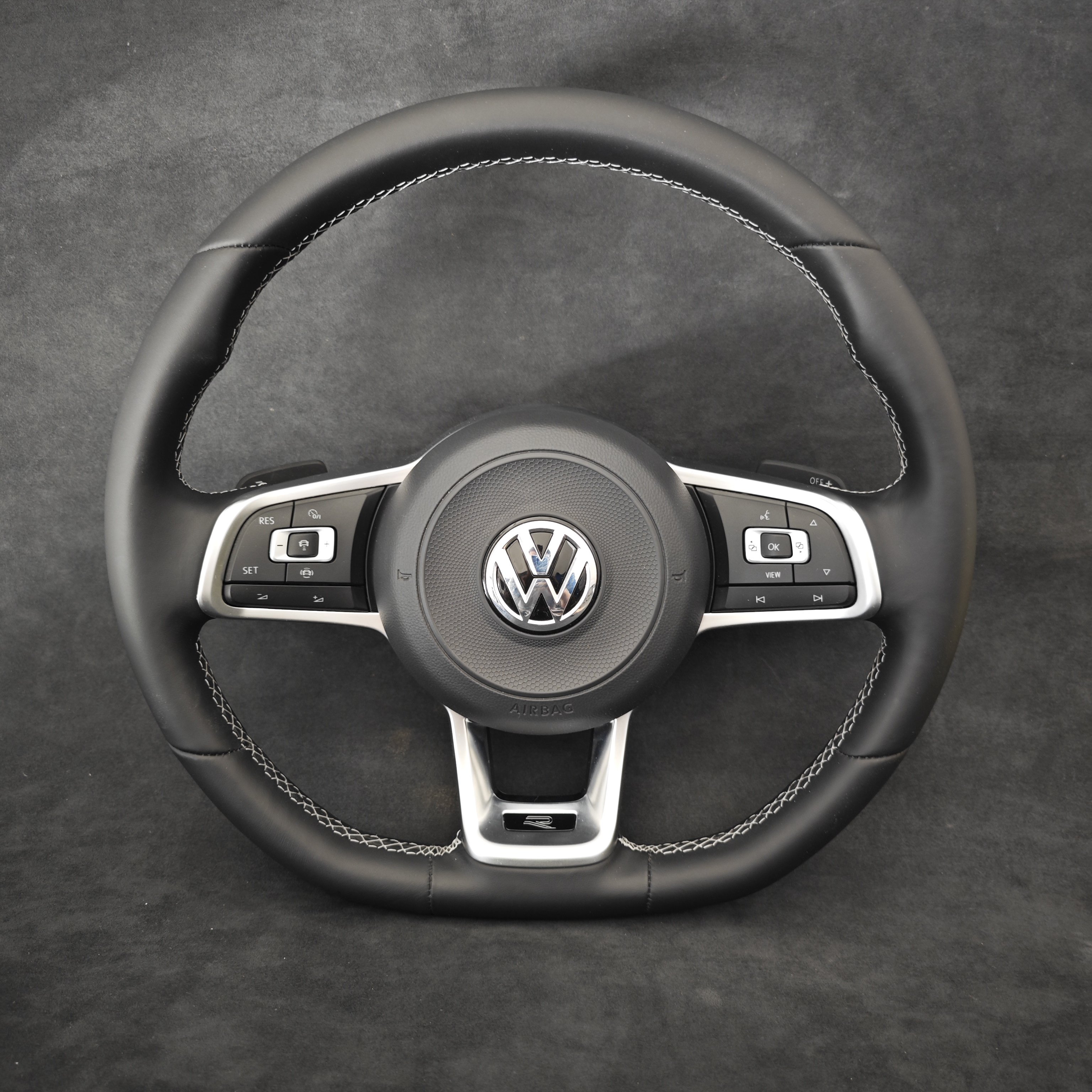 FOR Volkswagen Golf 7 GTI Carbon Fiber Steering Wheel Modification vw golf 7